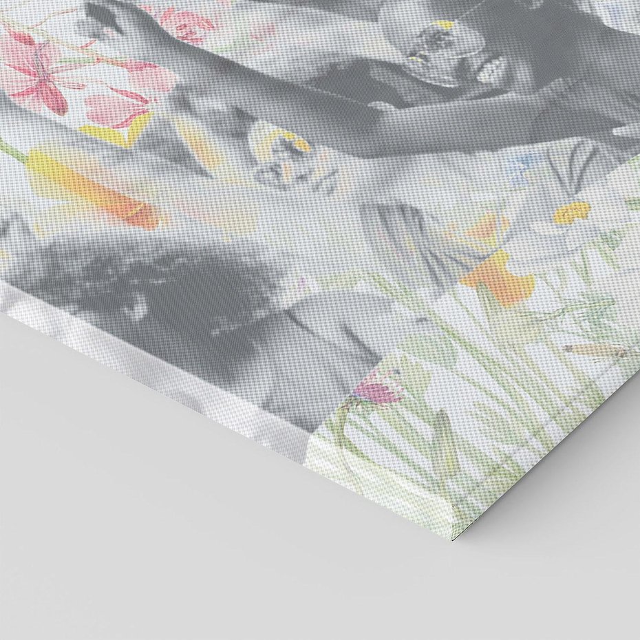 Obraz na płótnie 100x70 - Księga zaklętych marzeń - kolaż, czarnobiałe zdjęcie wesołych młodych ludzi