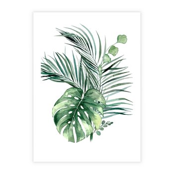 Plakat bez ramy 30x40 - Przyjemność Złotej Natury - złote, liście