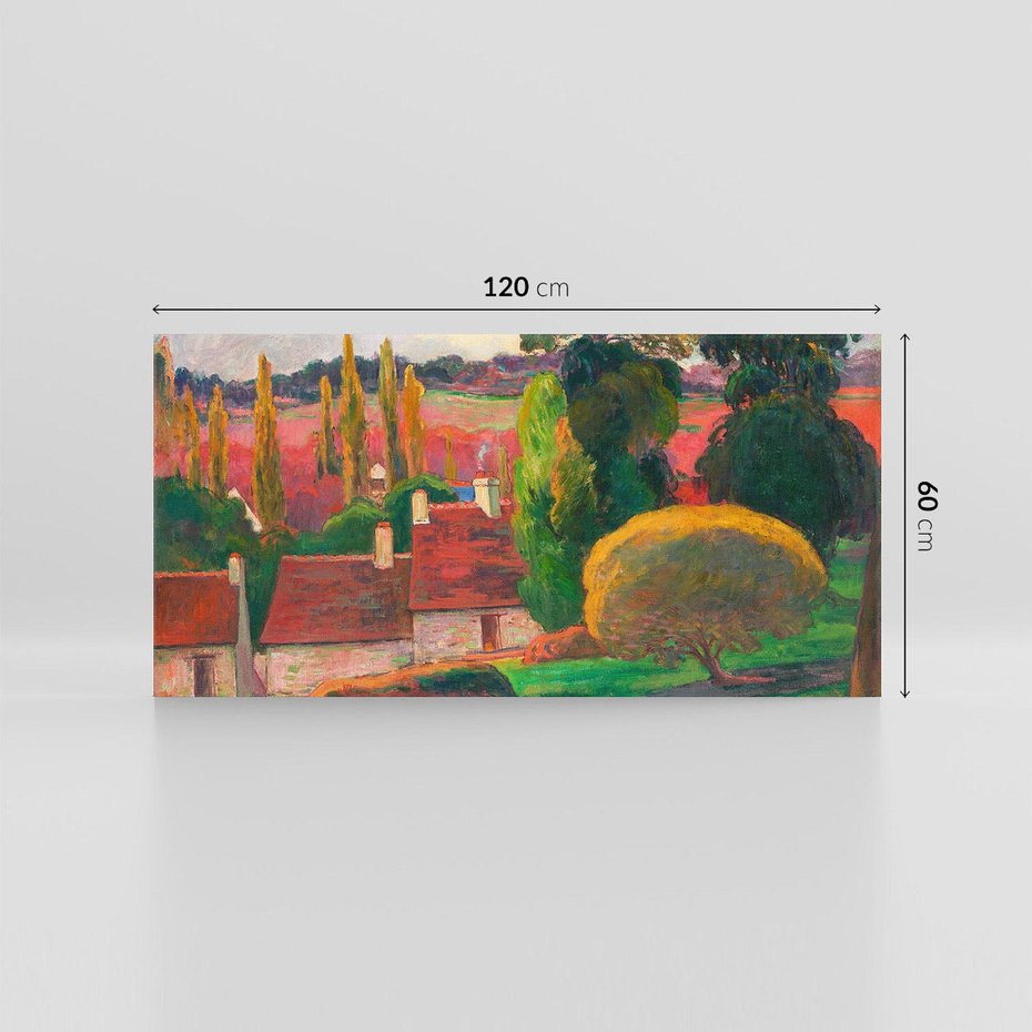 Obraz na płótnie 120x60 - Farma w Bretanii - Reprodukcja - reprodukcja, obraz na płótnie