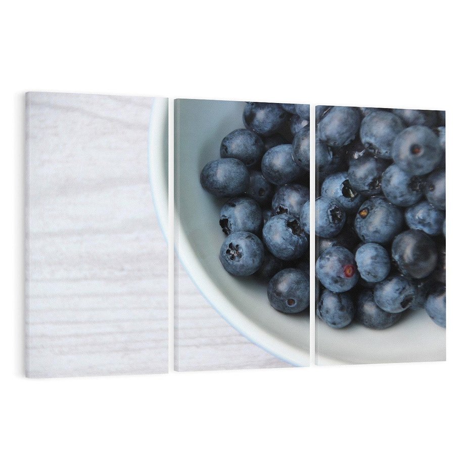 Obraz na płótnie 120x80 - Borówki Leśna Harmonia - borówki, owoce