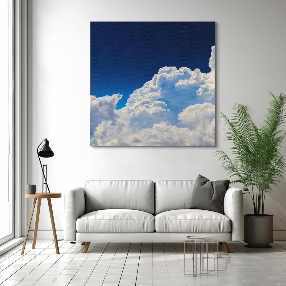 Obraz na płótnie 80x80 - Niebo i chmury - niebo, chmury
