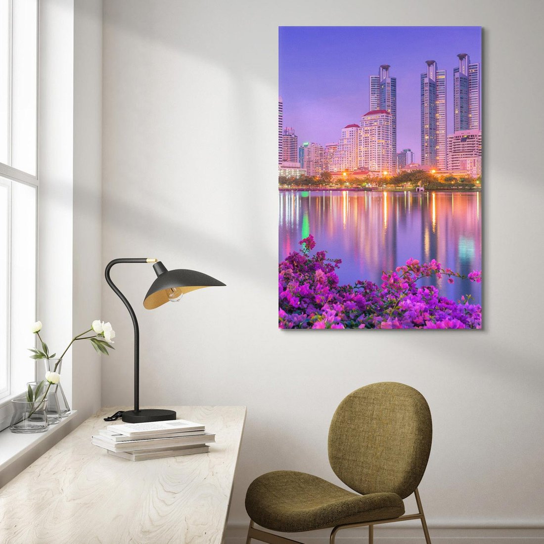 Obraz na płótnie 80x120 - Tajemnicza Azja - Bangkok, Azja