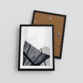 Plakat w ramie 30x40 - Nowoczesna Metropolia - architektura, proste linie - rama czarna