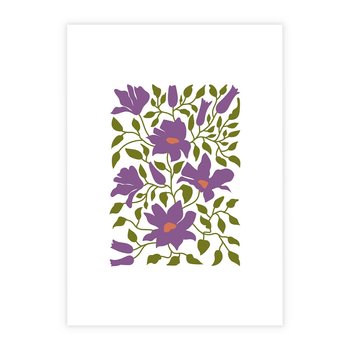 Plakat bez ramy 40x50 - Rozmyte Granice - kwiaty, kompozycja