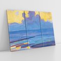 Obraz na płótnie 120x80 - "By the Sea" (1909), Piet Mondrian - Reprodukcja - reprodukcja, obraz na płótnie