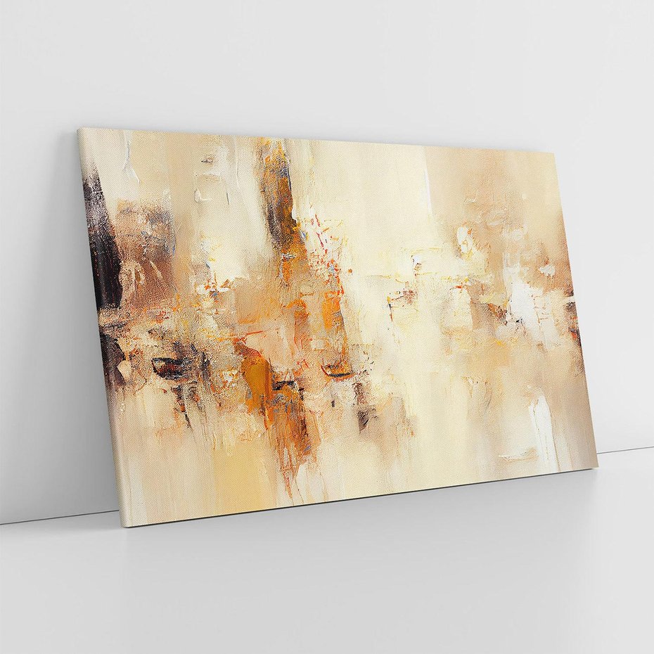 Obraz na płótnie 120x80 - Odbicie utraconych barw - abstrakcja, tekstury farb