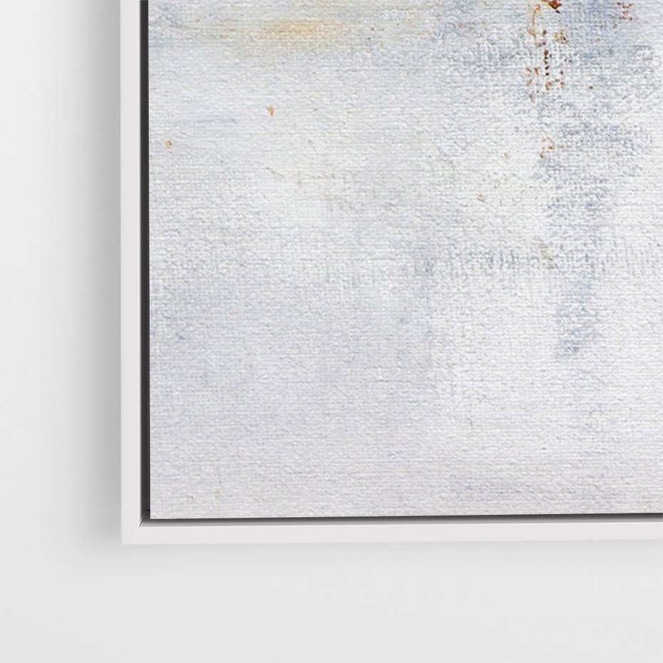 Obraz w ramie 50x70 - Kontrastujące Chaosy - abstrakcja, kontrast - rama biała