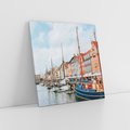 Obraz na płótnie 60x60 - Wibracje Miejskiego Klimatu - Dania, Kopehaga