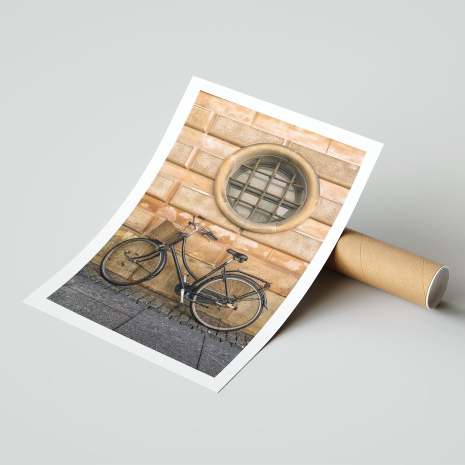 Plakat bez ramy 30x40 - Holenderska Ikona - rower, Holandia