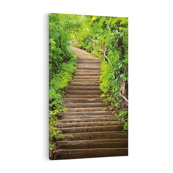 Obraz na płótnie 70x100 - Magia Leśnej Ścieżki - ścieżka, w lesie