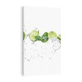 Obraz na płótnie 50x70 - Świeże limonki i woda - limonki, woda