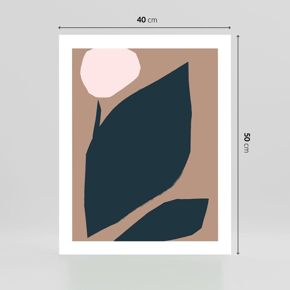 Plakat bez ramy 40x50 - Rozkwitająca Wolność Boho - abstrakcyjny obraz, plakat