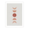 Plakat bez ramy 30x40 - Mistyka Boho - boho plakat, beże brązy