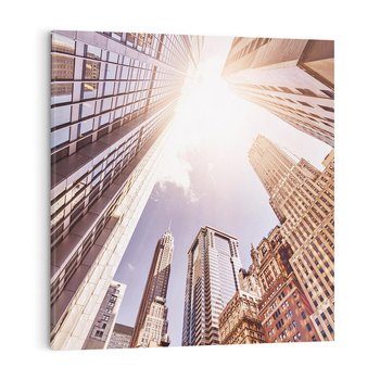 Obraz na płótnie 30x30 - Oczami artysty - miasto, perspektywa