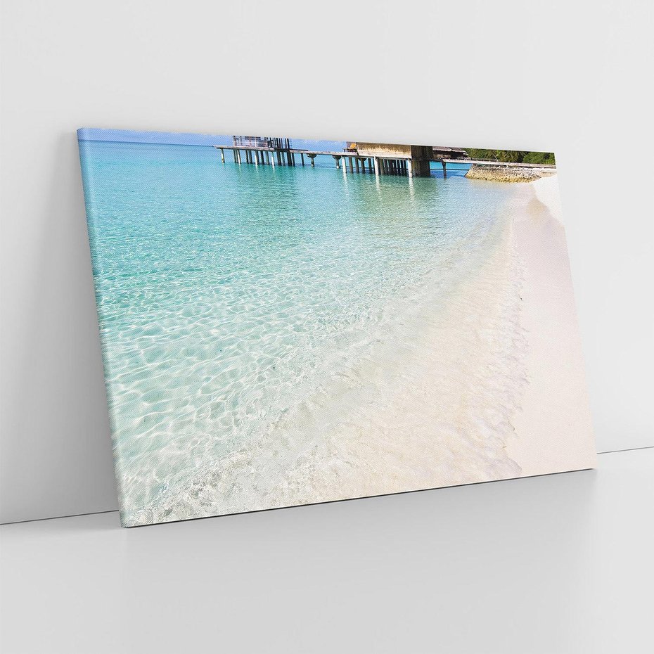 Obraz na płótnie 70x50 - Rajski klimat plaży tropikalnej - plaża, tropiki