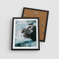 Plakat w ramie 40x50 - Siła Natury - morze, skały - rama czarna