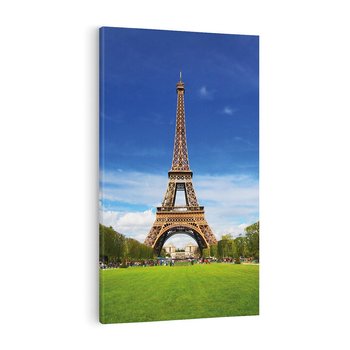 Obraz na płótnie 80x120 - Eiffla: symbole Paryża - Eiffla, Paryż