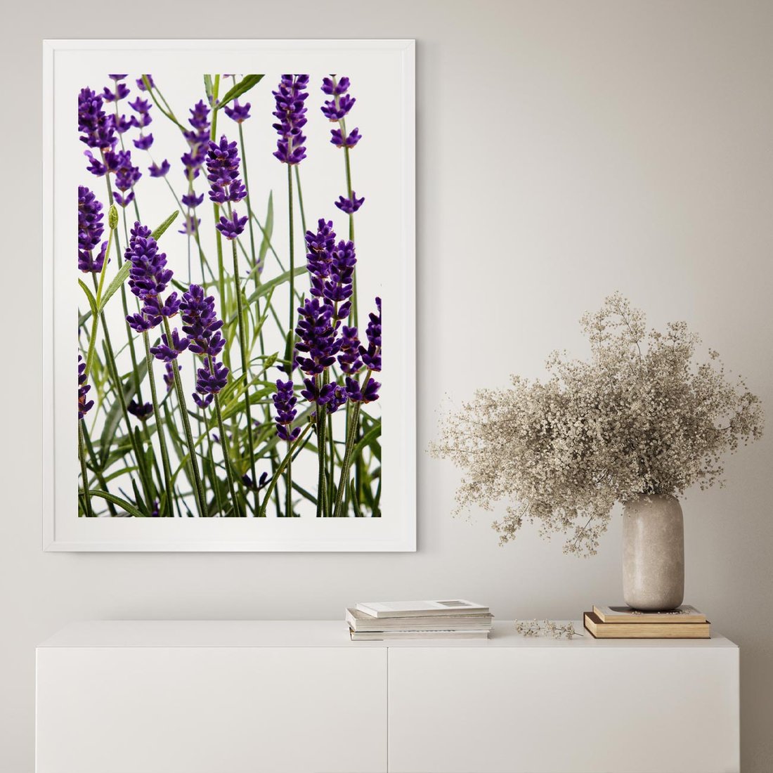 Plakat bez ramy 21x30 - Fioletowa harmonia lawendy - lawenda, fiolet