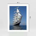 Plakat bez ramy 30x40 - Podróż na Żaglowcu Przygody - żaglowiec, podróż