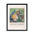 Plakat w ramie 50x70 - Sztuka z Reprodukcją G. Klimta - Gustav Klimt, reprodukcja - rama czarna