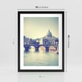 Plakat w ramie 30x40 - Urok włoskiego miasta - Włochy, miasto - rama czarna