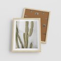 Plakat w ramie 40x50 - Kaktus w Stylu Boho - kaktus, roślina tropikalna - rama drewno