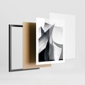Plakat w ramie 40x50 - Miasto Współczesności - architektura, nowoczesne budynki - rama czarna