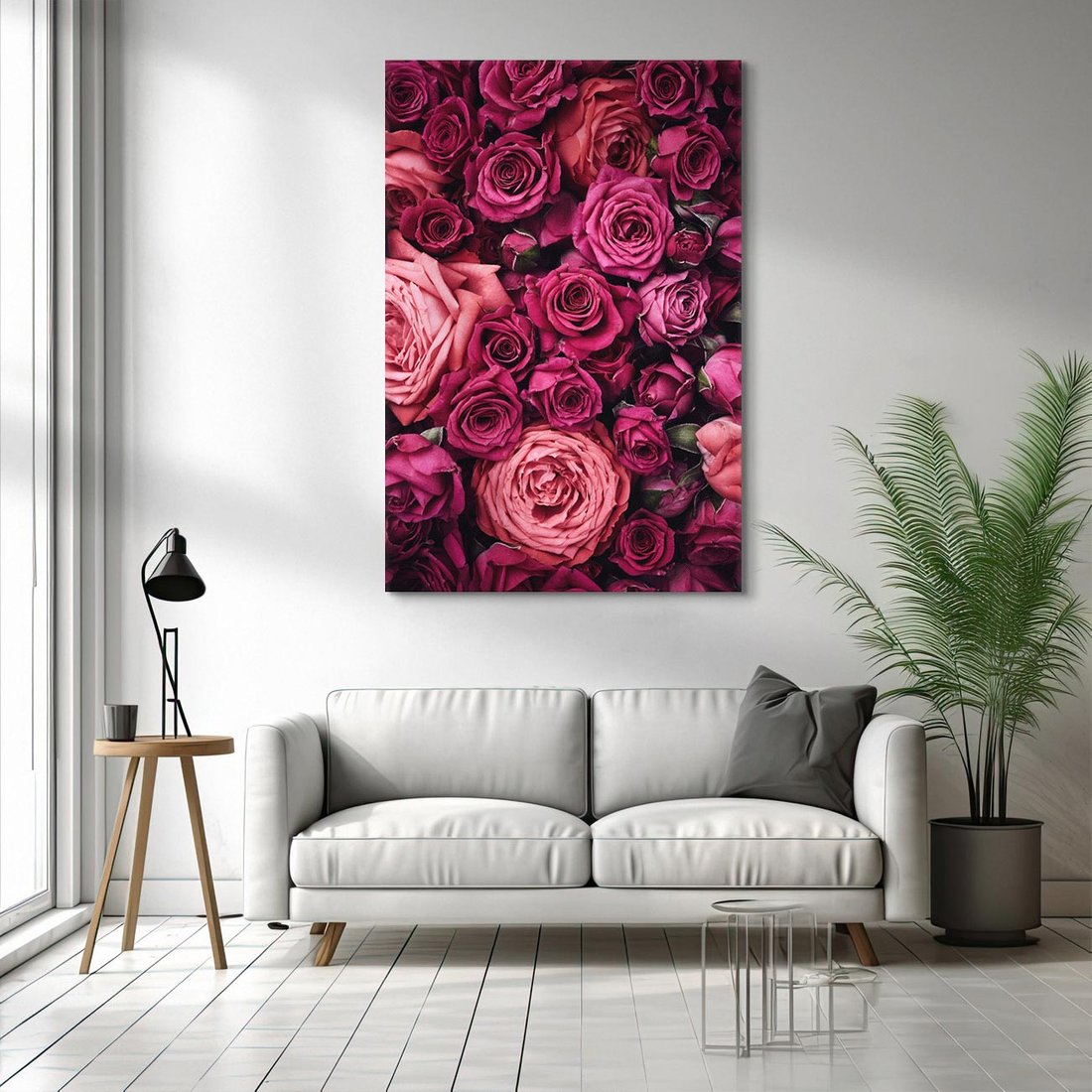 Obraz na płótnie 50x70 - Róże - piękno kwiatów - róże, kwiaty