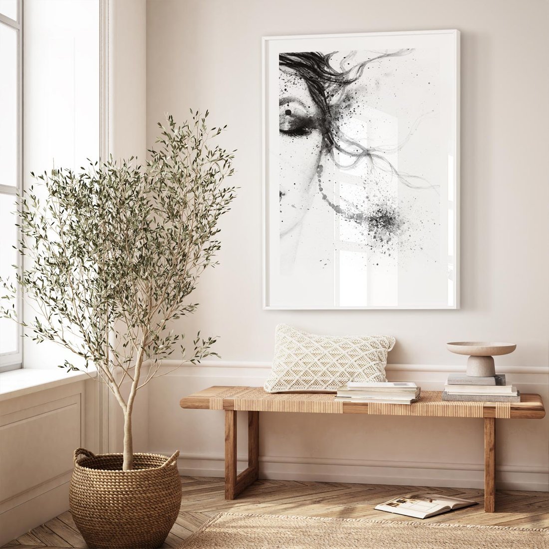 Plakat bez ramy 40x50 - Eksplozja Kolorów - akwarela, abstrakcja