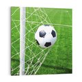 Obraz na płótnie 50x50 - Namiętność Piłki i Gola - piłka nożna, gol