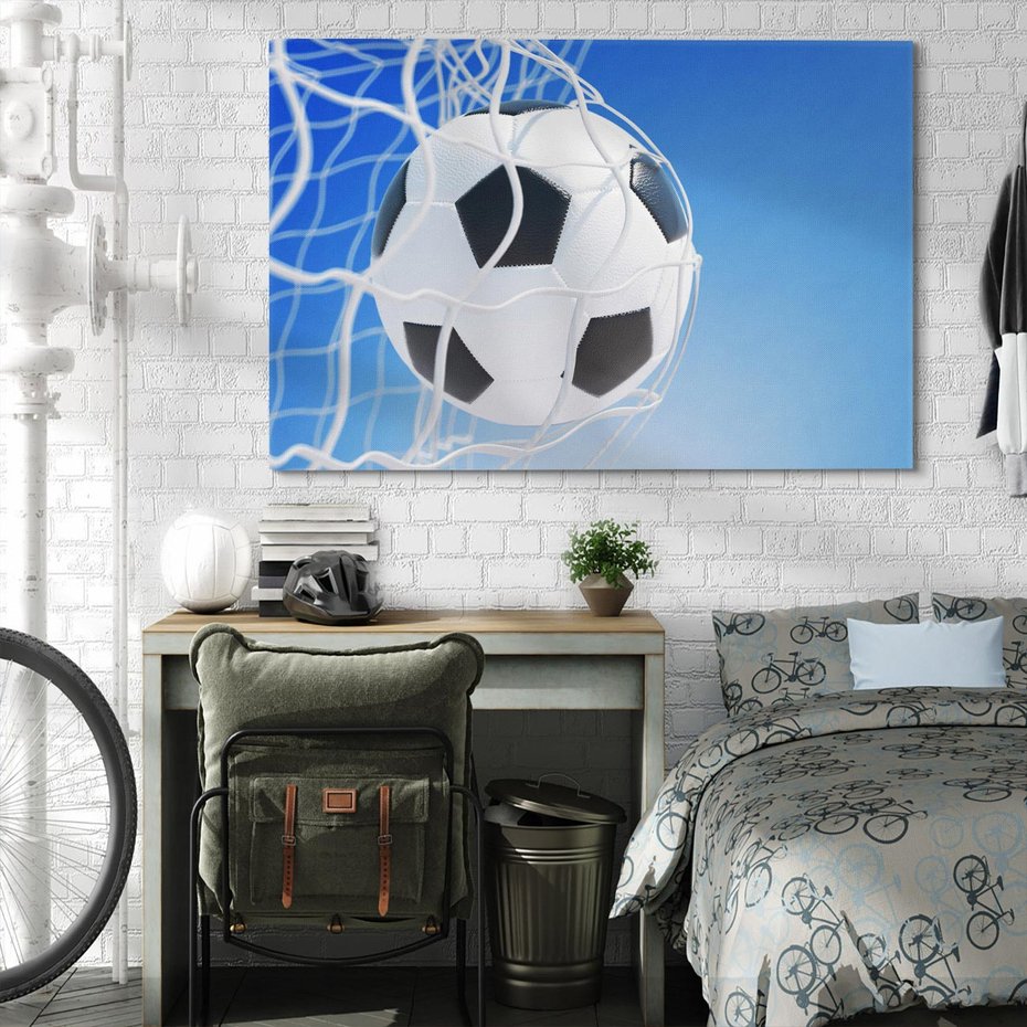 Obraz na płótnie 70x50 - Pasja na Plaży - piłka, siatka