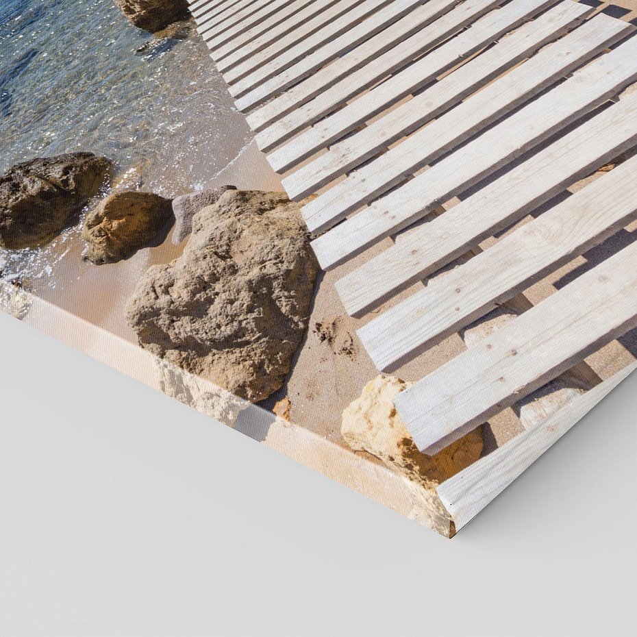 Obraz na płótnie 70x100 - Oaza spokoju - plaża, morze