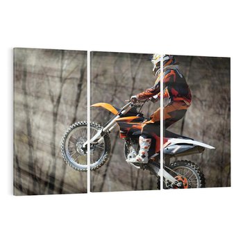 Obraz na płótnie 120x80 - Sportowy motocykl cross - motocykl, cross