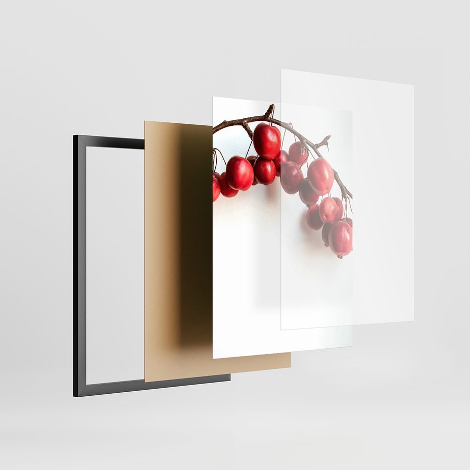 Zestaw obrazy w ramie 40x50 galeria - Kawa, jesień, first, coffee, typografia - rama czarna