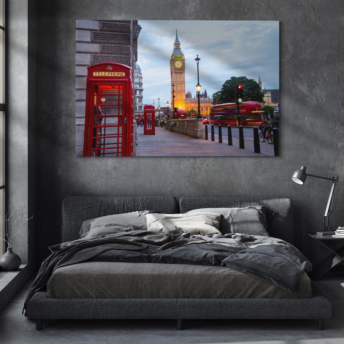 Obraz na płótnie 120x80 - Big Ben: ikona Londynu - Londyn, Big Ben