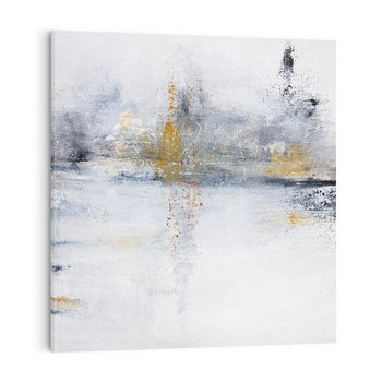 Obraz na płótnie 40x40 - Kontrastujące Chaosy - abstrakcja, kontrast