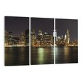 Obraz na płótnie 120x80 - Nowy Jork nocą - New York, Nowy