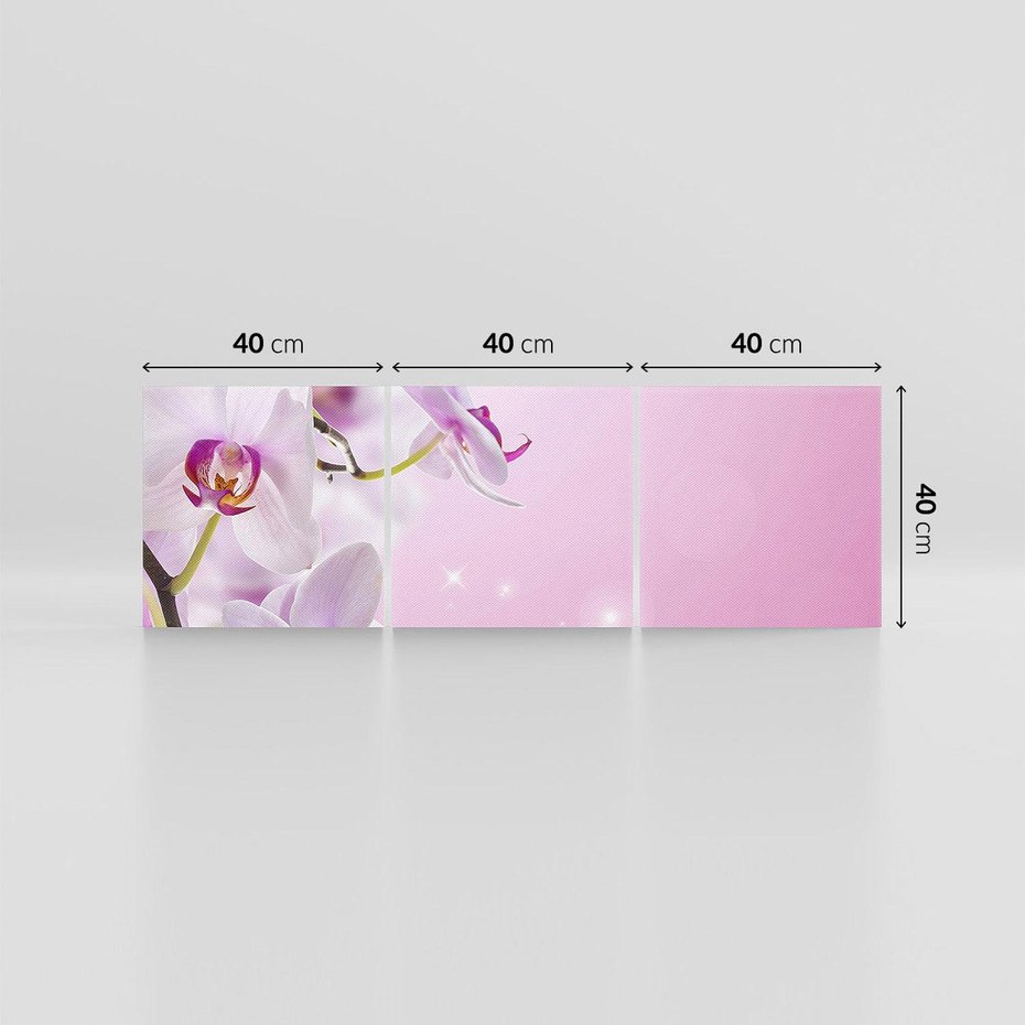 Obraz na płótnie 120x40 - Relaksujące Piękno - kwiaty, orchidea