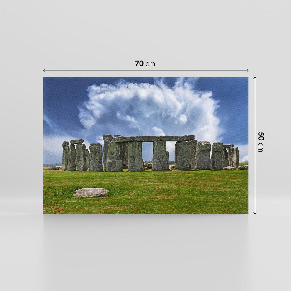 Obraz na płótnie 70x50 - Stonehenge: Tajemnica starożytności - Stonehenge, UK