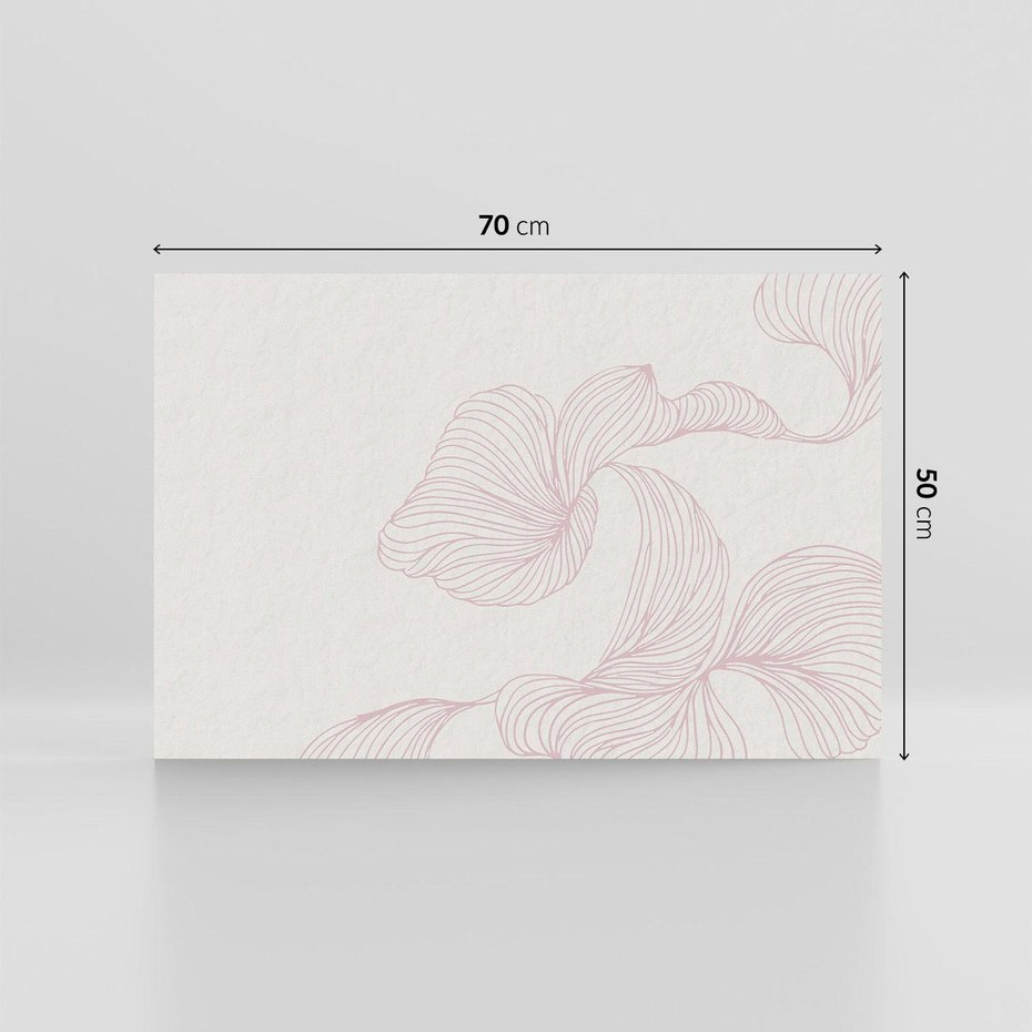 Obraz na płótnie 70x50 - Szept marzeń i tajemnic - abstrakcyjne, roślinne ornamenty