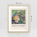 Plakat w ramie 40x50 - Sztuka z Reprodukcją G. Klimta - Gustav Klimt, reprodukcja - rama drewno