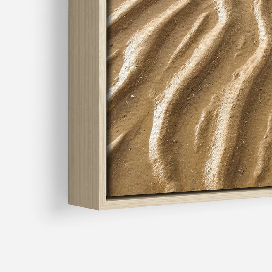 Obraz w ramie 50x70 - Piasek i Nieskończoność - pustynia, piasek - rama drewno