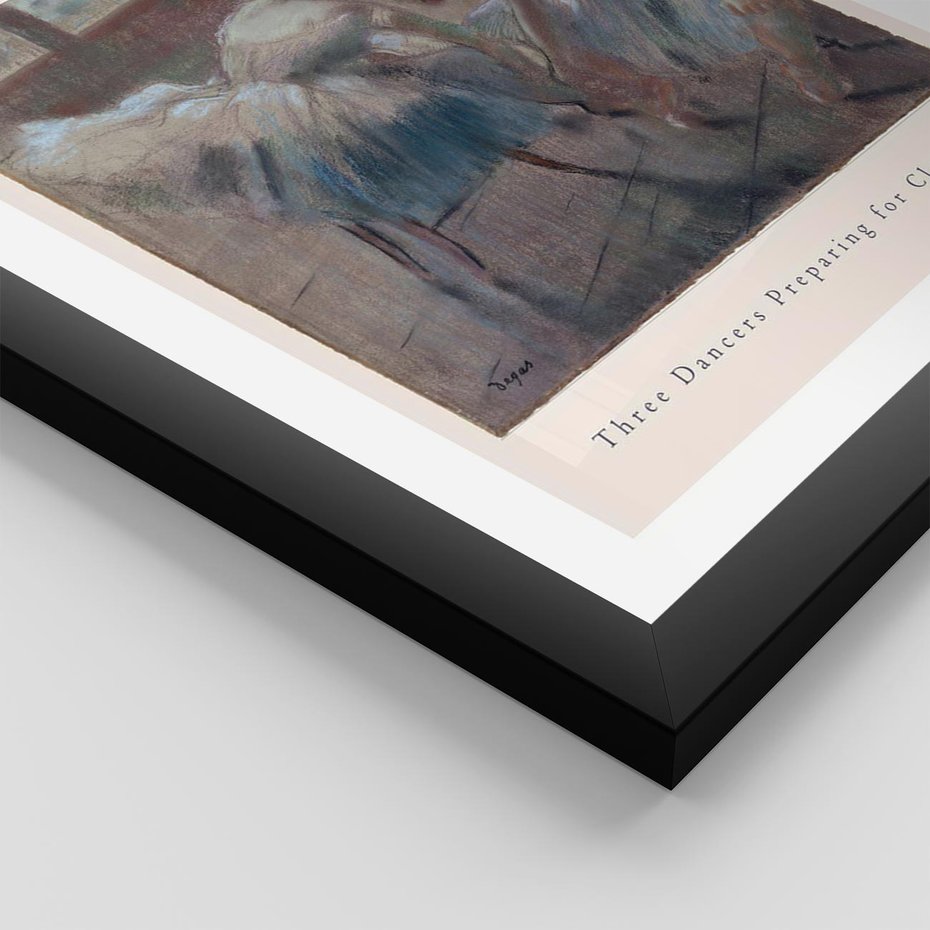 Plakat w ramie 30x40 - Elegancja Baletu na Plakacie - reprodukcja, degas - rama czarna