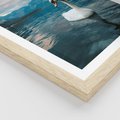 Plakat w ramie 30x40 - Łabędzi Śpiew - fotografia, plakat - rama drewno