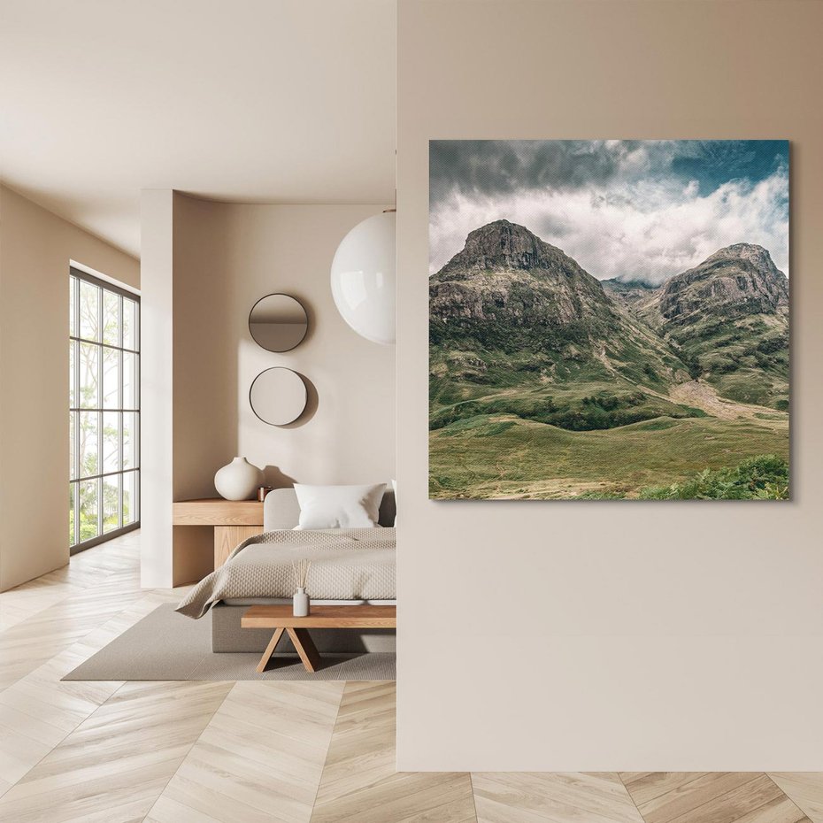 Obraz na płótnie 40x40 - Krajobraz górski - krajobraz, góry