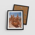 Plakat w ramie 40x50 - Spektakularne Formacje Naturalne - kanion, pustynia - rama czarna