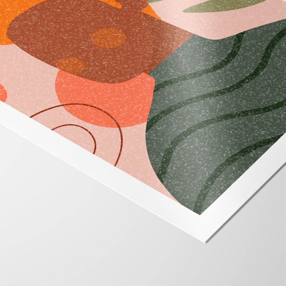 Plakat bez ramy 40x50 - Kobieca Przestrzeń - nowoczesny plakat, styl retro