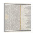 Obraz na płótnie 60x60 - Drobny Print Klasyki - geometryczne linie, styl mid century