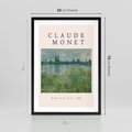 Plakat w ramie 50x70 - Claude Monet: Reprodukcja - Claude Monet, reprodukcja plakat - rama czarna