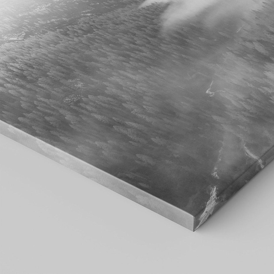 Obraz na płótnie 100x70 - Szare Góry - zamglony krajobraz, las